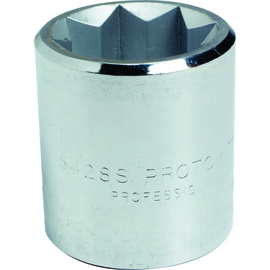 Stanley® 1/2" X 1" Forged Alloy Steel Proto® Torqueplus™ 8 Point Fully Polished Socket
