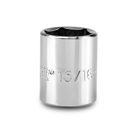 Stanley® 1/2" X 9/16" Forged Alloy Steel Proto® Torqueplus™ 6 Point Fully Polished Socket