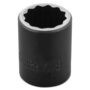 Stanley® 1/2" X 7/8" Black Oxide Forged Alloy Steel Proto® Torqueplus™ 12 Point Impact Socket