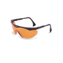 Honeywell Uvex Skyper® Black Safety Glasses With SCT Orange Anti-Fog Lens