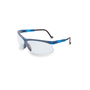 Honeywell Uvex Genesis® Blue Safety Glasses With Clear Anti-Scratch/Hard Coat Lens