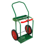 Anthony Welded Products 2 Cylinder Cart With 14" X 1 3/4" Solid Rubber Wheels And Ergonomic Handle