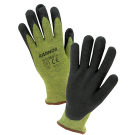 RADNOR™ Large 13 Gauge DuPont™ Kevlar®, Nitrile And Stainless Steel Cut Resistant Gloves With Foam Nitrile Coated Palm & Fingers
