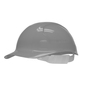 Bullard® Gray HDPE Cap Style Bump Cap With Slidelock Suspension