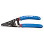 Klein Tools 7 1/8" Blue/Red Steel Klein-Kurve® Wire Stripper/Cutter