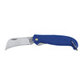 Klein Tools 6 3/4" Blue Stainless Steel Knife With Plastic Handle