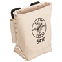 Klein Tools 5" X 9" Beige Canvas Bull-Pin And Bolt Bag With 3" Loop Belt