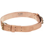 Klein Tools X-Large 44'' - 52'' X 2" Brown Leather Ironworker's Heavy Duty Tie Wire Belt