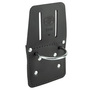 Klein Tools 4 5/16'' X 7 7/8'' Black Leather Hammer Holder With 2 1/2" Slotted Belt And Metal Ring