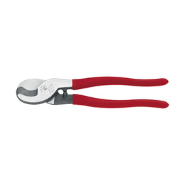Klein Tools 9 1/2" Red Forged Steel Communications Cable Cutter With Double Dipped Handle