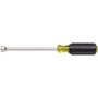Klein Tools 10 5/16" Silver/Yellow/Black Steel Cushion-Grip Nut Driver With Rubber Handle