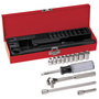 Klein Tools 1/4" Silver/Black/Red Steel Wrench Set