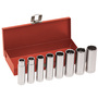 Klein Tools 1/2" Silver/Red Steel Wrench Set