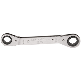 Klein Tools 8 1/8" X 5/8" X 11/16" Silver Chrome Plated Steel Wrench