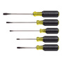Klein Tools 5/16" - 1/4" Silver/Yellow/Black Steel Cushion-Grip Screwdriver Set