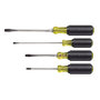 Klein Tools 7 1/2" Silver/Yellow/Black Steel Cushion-Grip Screwdriver Set