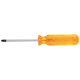 Klein Tools 10 1/2" Yellow Steel Screwdriver With Plastic Handle