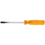 Klein Tools 15 3/16" Yellow Steel Screwdriver With Plastic Handle