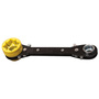 Klein Tools 9/16" X 3/4" Yellow/Black Steel Wrench