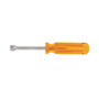 Klein Tools 5/16" Amber Steel Nut Driver With Plastic Grip Handle