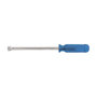 Klein Tools 6 1/2" Blue Steel Nut Driver With Plastic Grip Handle