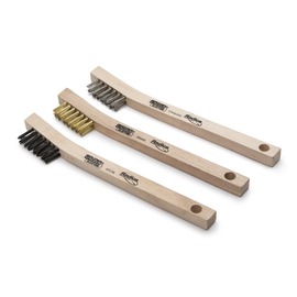 Lincoln Electric® 11.3" Stainless Steel Wire Brush With Wood Handle