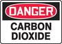 Accuform Signs® 10" X 14" Black/Red/White Plastic Safety Sign "DANGER CARBON DIOXIDE"