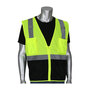 Protective Industrial Products Medium Hi-Viz Yellow And Black Polyester/Mesh Vest
