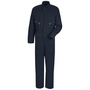 Red Kap® Large/Short Navy 8.5 Ounce 100% Cotton Coveralls With Zipper Closure