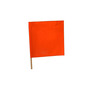 Cortina Safety Products 18" x 18" Orange Vinyl Warning Flags