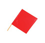 Cortina Safety Products 24" x 24" Bright Red Vinyl Warning Flags