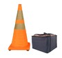 Cortina Safety Products Orange Nylon/PVC Emergency Traffic Cone