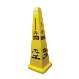 Cortina Safety Products 36" Yellow Polypropylene Floor Cone