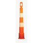 Cortina Safety Products 49" Orange/White Polyethylene Channelizer