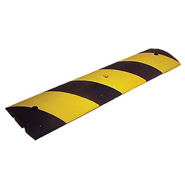 Cortina Safety Products 4' Orange/White Rubber Speed Bump