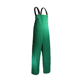 Dunlop® Protective Footwear Small Green Chemtex .42 mm Nylon, Polyester, And PVC Bib Pants/Overalls
