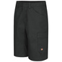 Bulwark 38" Black Red Kap® 8 Ounce 54% Polyester/42% Cotton/4% Spandex Shorts With Button Closure