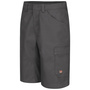 Red Kap® 30" X 13" Charcoal 8 Ounce Polyester/Cotton/Spandex Shorts With Button Closure