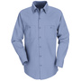 Bulwark 5X/Regular Light Blue Red Kap® 4.25 Ounce 65% Polyester/35% Cotton Long Sleeve Shirt With Button Closure
