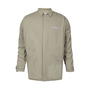 National Safety Apparel X-Large Tan And Brown Cotton/Nylon Flame Resistant Jacket With Hook And Loop Closure