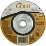 Carborundum® 4 1/2" X 1/4" X 5/8" Carbo Gold AP 24 Grit Aluminum Oxide Type 27 Depressed Center Grinding Wheel