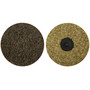 Merit® 4" Coarse Grade Aluminum Oxide PowerLock® Brown Disc
