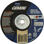 Norton® 6" X 1/8" X 5/8" - 11" Gemini® Extra Coarse Grit Aluminum Oxide Type 27 Depressed Center Combination Wheel