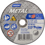 Norton® 3" X 1/16" X 3/8" Metal A AO Coarse Grit Aluminum Oxide Type 01/41 Cut Off Wheel