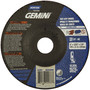Norton® 5" X 3/32" X 7/8" Gemini® INOX/SS Extra Coarse Grit Aluminum Oxide Type 27/42 Depressed Center Cut Off Wheel