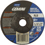 Norton® 4" X 1/4" X 5/8" Gemini® ALU Coarse Grit Aluminum Oxide Type 27 Depressed Center Grinding Wheel