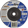 Norton® 4" X 1/8" X 3/8" BlueFire® 30 Grit Zirconia Alumina Type 27 Depressed Center Combination Wheel