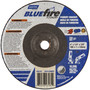 Norton® 4" X 1/4" X 3/8" BlueFire® Extra Coarse Grit Zirconia Alumina/Silicon Carbide Foundry Type 27 Depressed Center Grinding Wheel