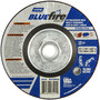 Norton® 4 1/2" X 1/8" X 5/8" - 11" BlueFire® INOX/SS 30 Grit Zirconia Alumina Type 27 Depressed Center Grinding Wheel/Cutting Wheel