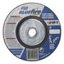 Norton® 4 1/2" X 1/4" X 5/8" - 11" BlueFire® 24 Grit Zirconia Alumina/Silicon Carbide Type 27 Depressed Center Grinding Wheel